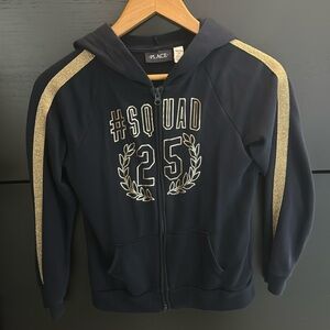 ✨⭐️Children’s Place #Squad25 Navy Blue and Gold Jacket